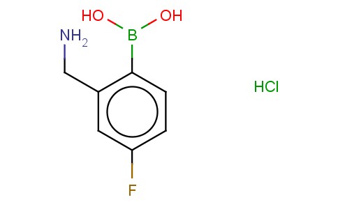 2-AMINOMETHYL-4-FLUOROPHENYLBORONIC ACID, HCL